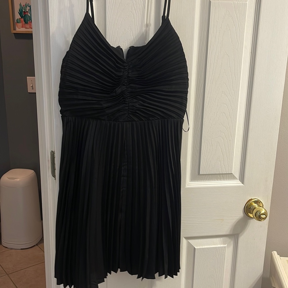 Express black short dress